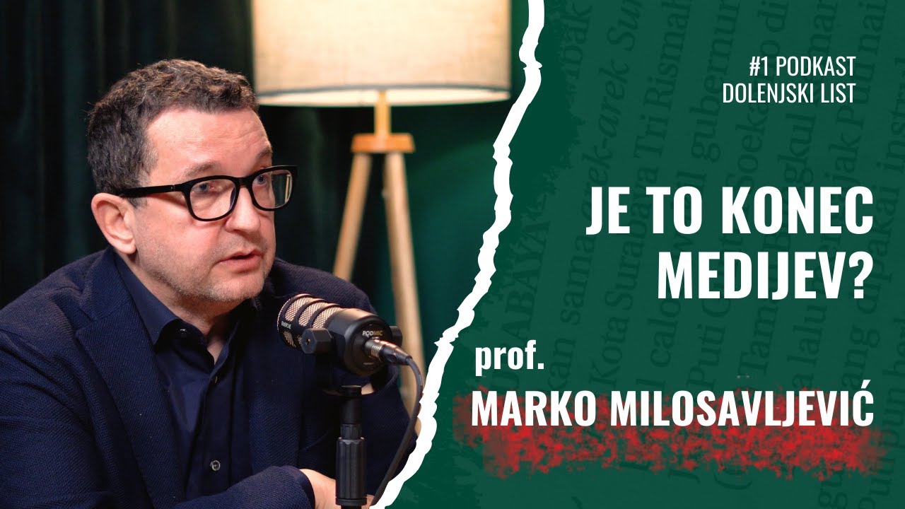 Je to konec medijev? Prof. Milosavljević o prihodnosti časopisov! 📰🚨- Podkast #1