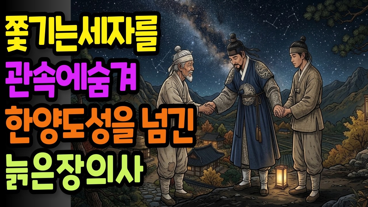 쫓기는 세자를 관 속에 숨겨 한양도성을 넘긴 늙은 장의사 | 야담, 민담, 설화, 전설, 옛날이야기, 오디오북, 수면동화
