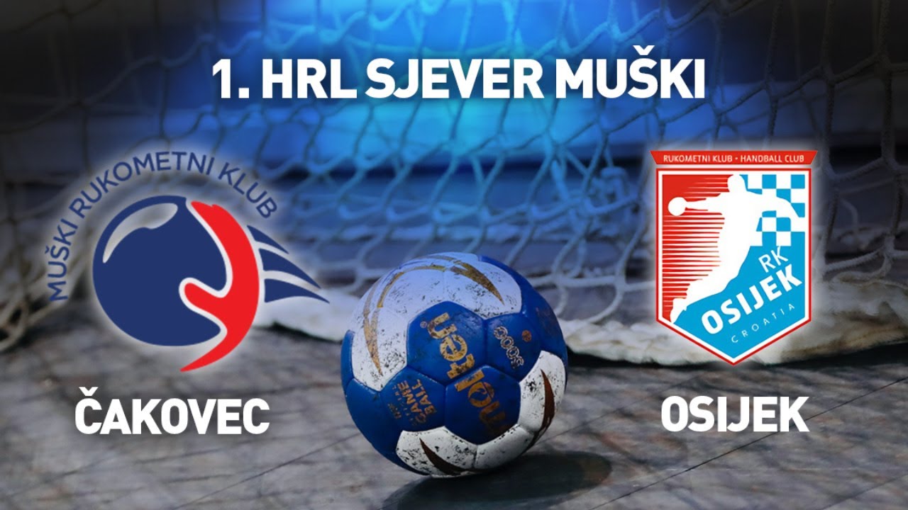 MRK Čakovec vs RK Osijek I 4. kolo I 1. HRL Sjever - Muški