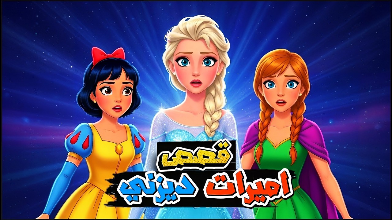 قصص أميرات ديزني الحقيقية | سنو وايت، السا وانا، والجميلة والوحش فيديو مجمع