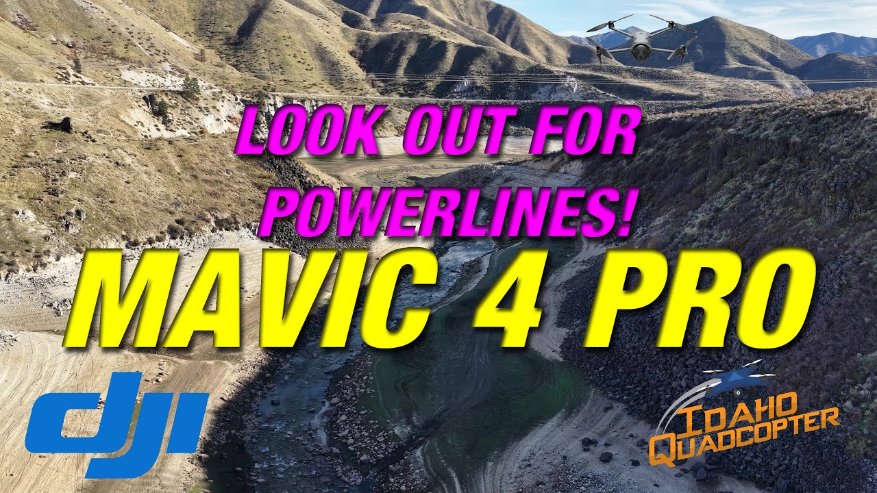 Дрон DJI Mavic 4 Pro на оконечности водохранилища Лаки-Пик в парке Роби-Крик.