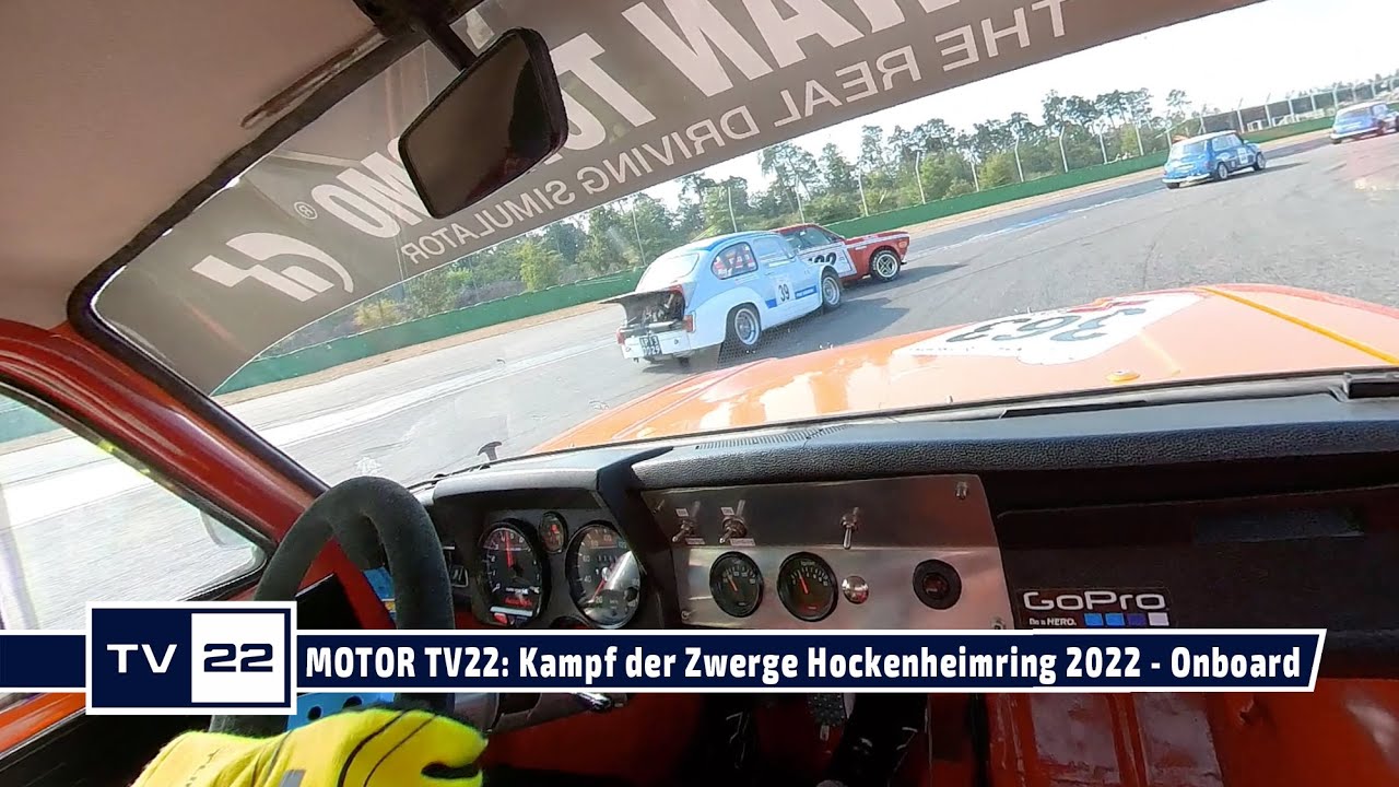 MOTOR TV22: Der Kampf der Zwerge 2022 am Hockenheimring - Onboard Fiat, NSU TT, Abarth, Simca, Mini