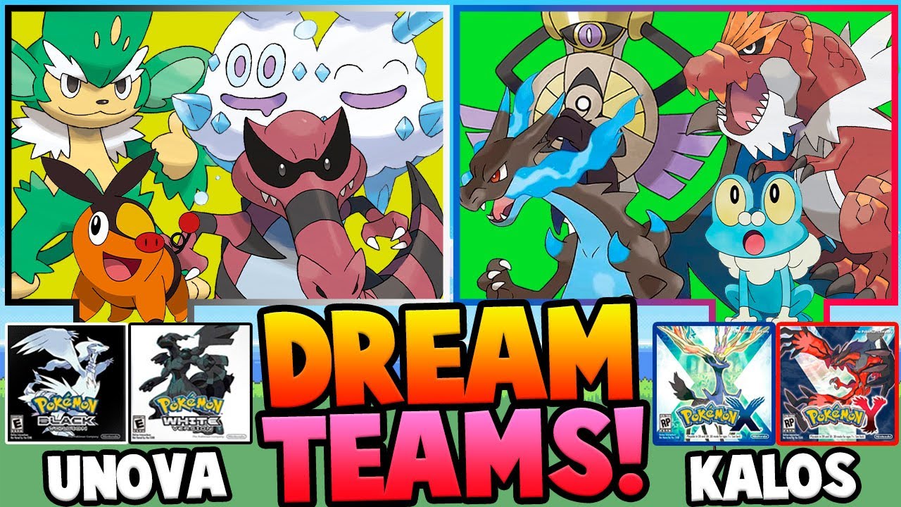 TIME PERFEITO PRA ZERAR CADA JOGO POKÉMON !! Pt.3