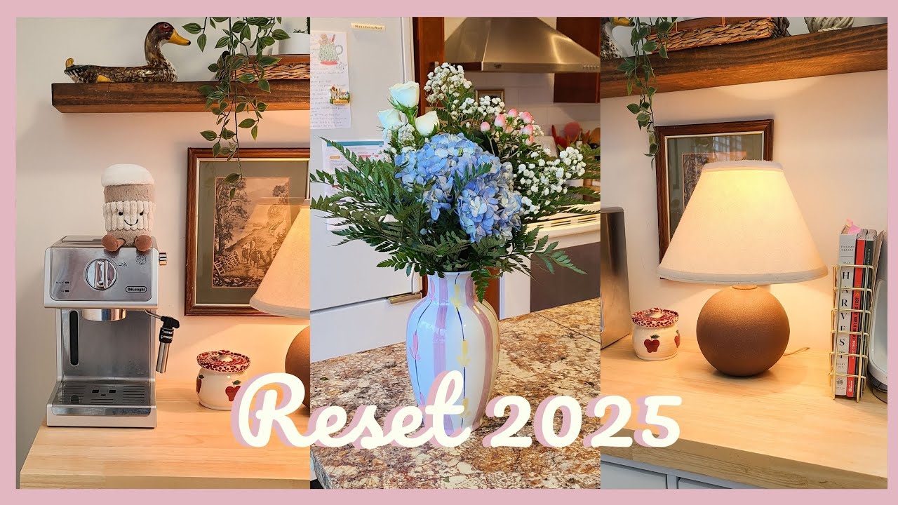 Reset 2025 🧼 Ménage, désencombrement et vision board