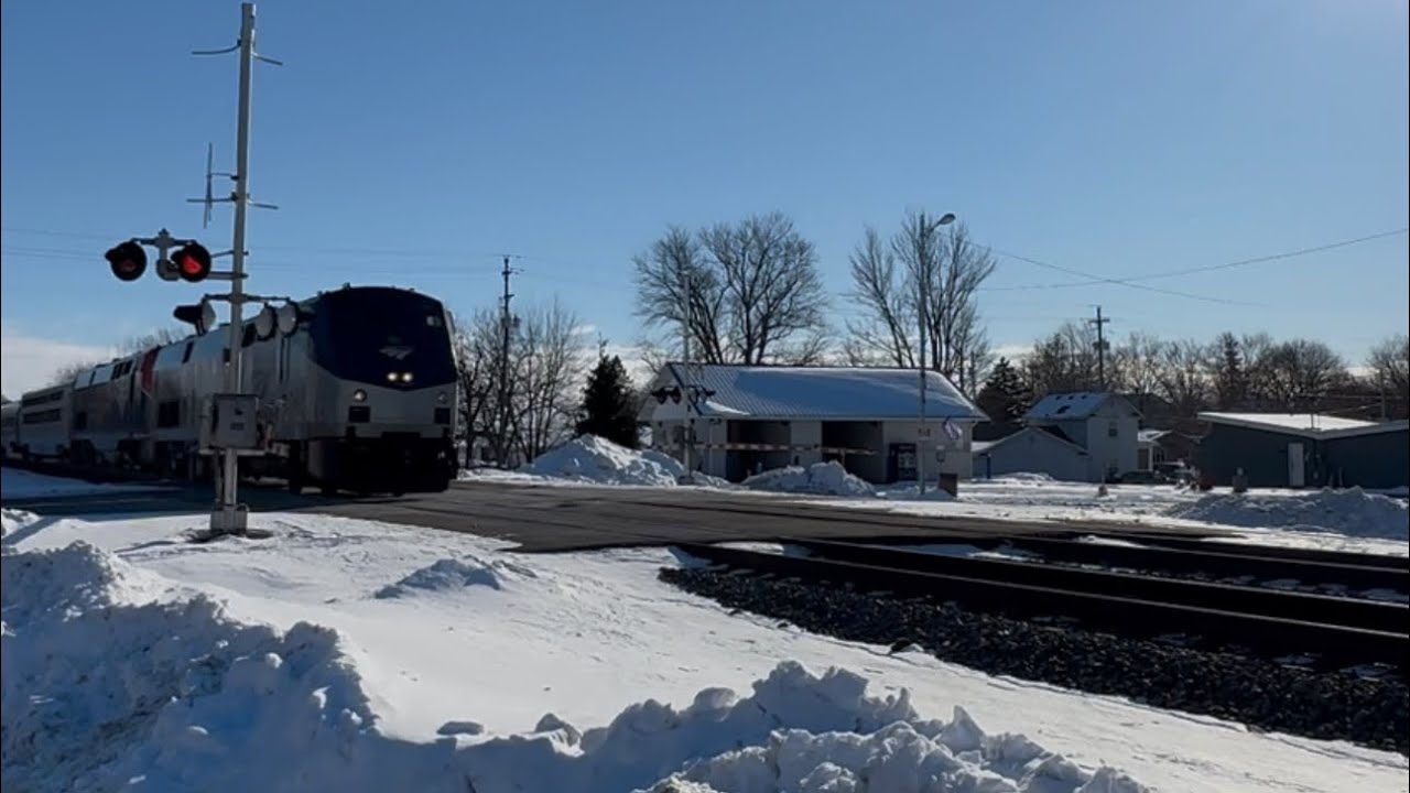Westbound Amtrak 49 New York to Chicago with a freindly crew 