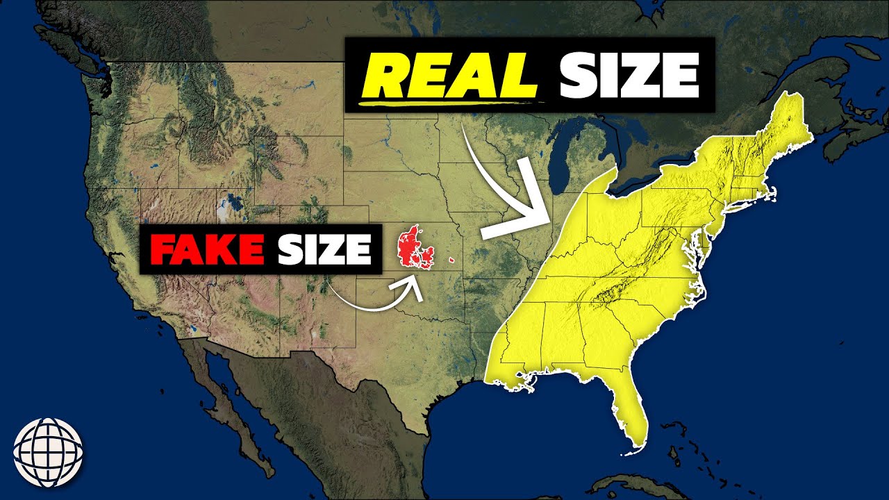 Denmark's REAL Size Is Larger Than Every US State (Here's Why!)