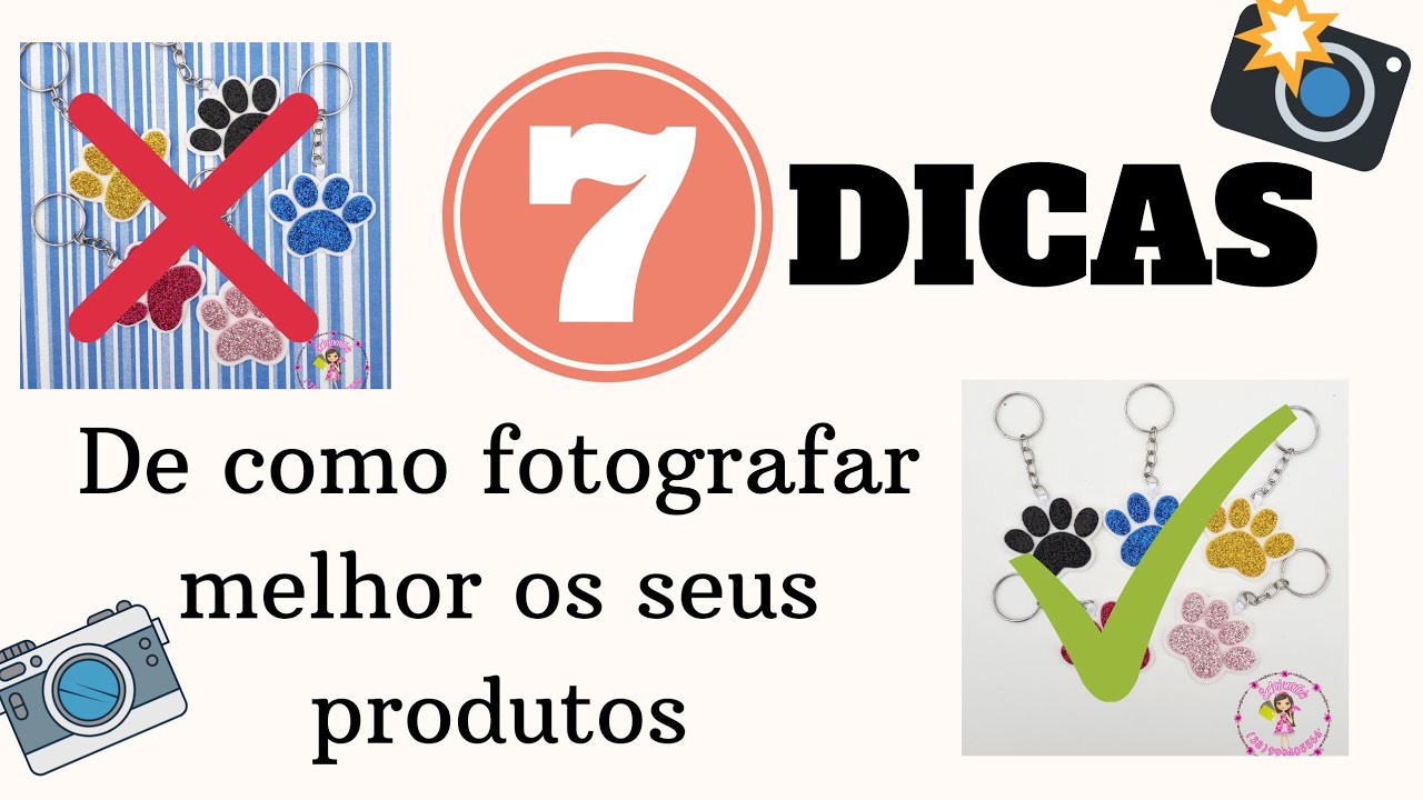 Dicas para tirar boas fotos das suas peças