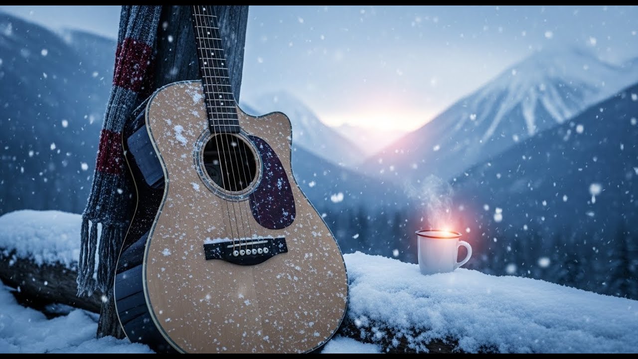 Relaxing music for stress relief, acoustic guitar