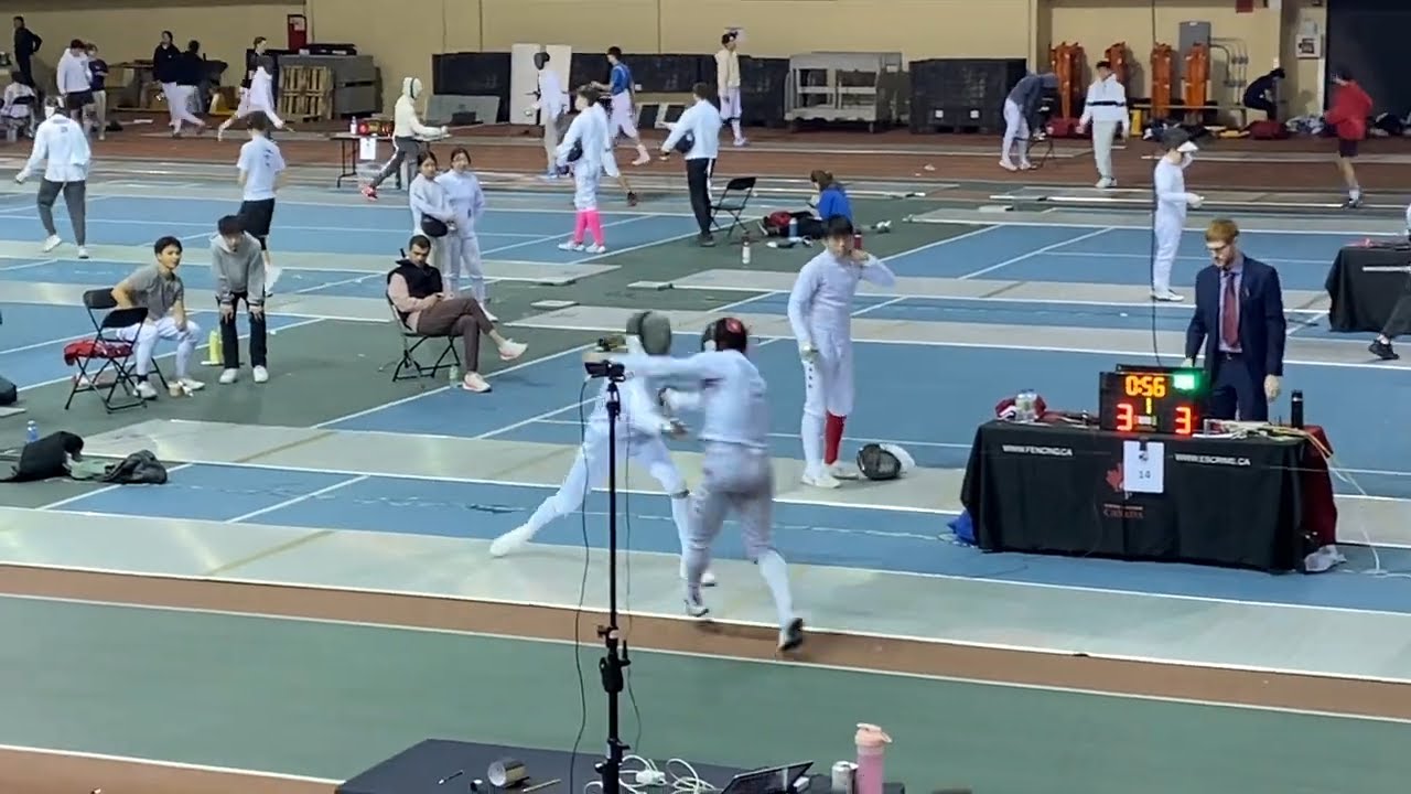 RUBIN Daniel VS SHAN Junzhe - Cadet Men's Épée - CANADA CUP #1 SENIOR NATIONALS