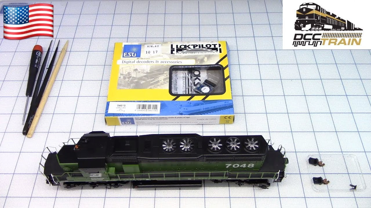 DCC Digital Decoder Installation ESU Lokpilot V4.0 21 PIN Scaletrains Rivet Counter