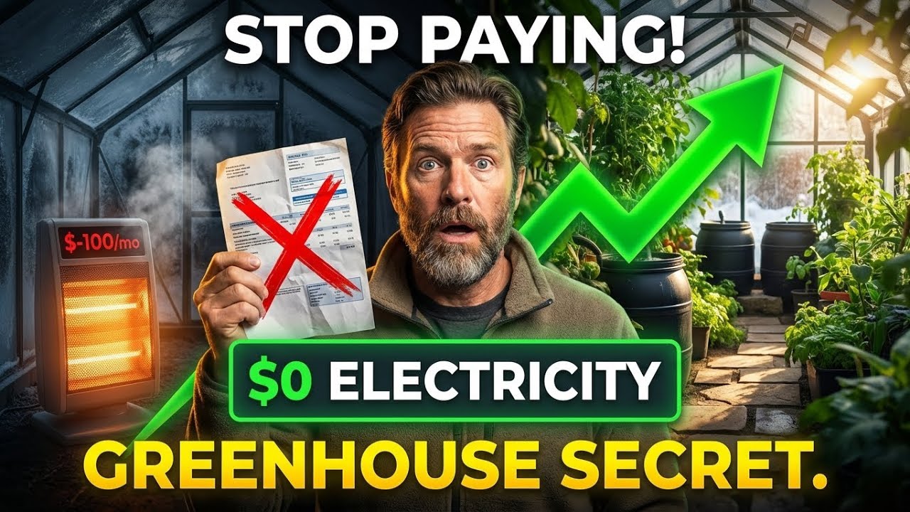 How to Grow Vegetables in a Greenhouse Year-Round Without Electricity & Water
