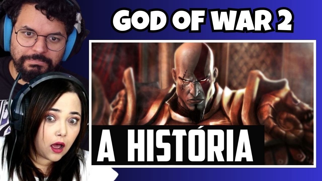 Sessão Spoiler - A História de God of War 2 Sidão do Game // REACT