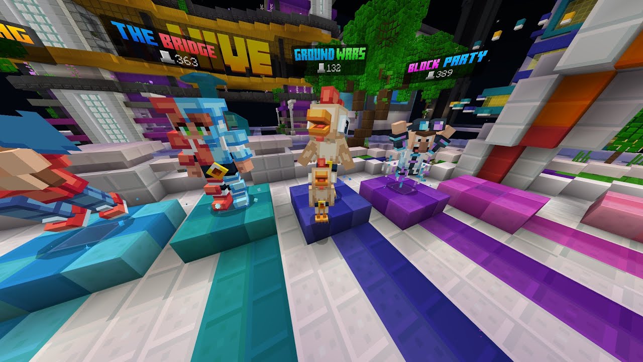 Getting Level 20 In Hive Ground Wars Minecraft Bedrock