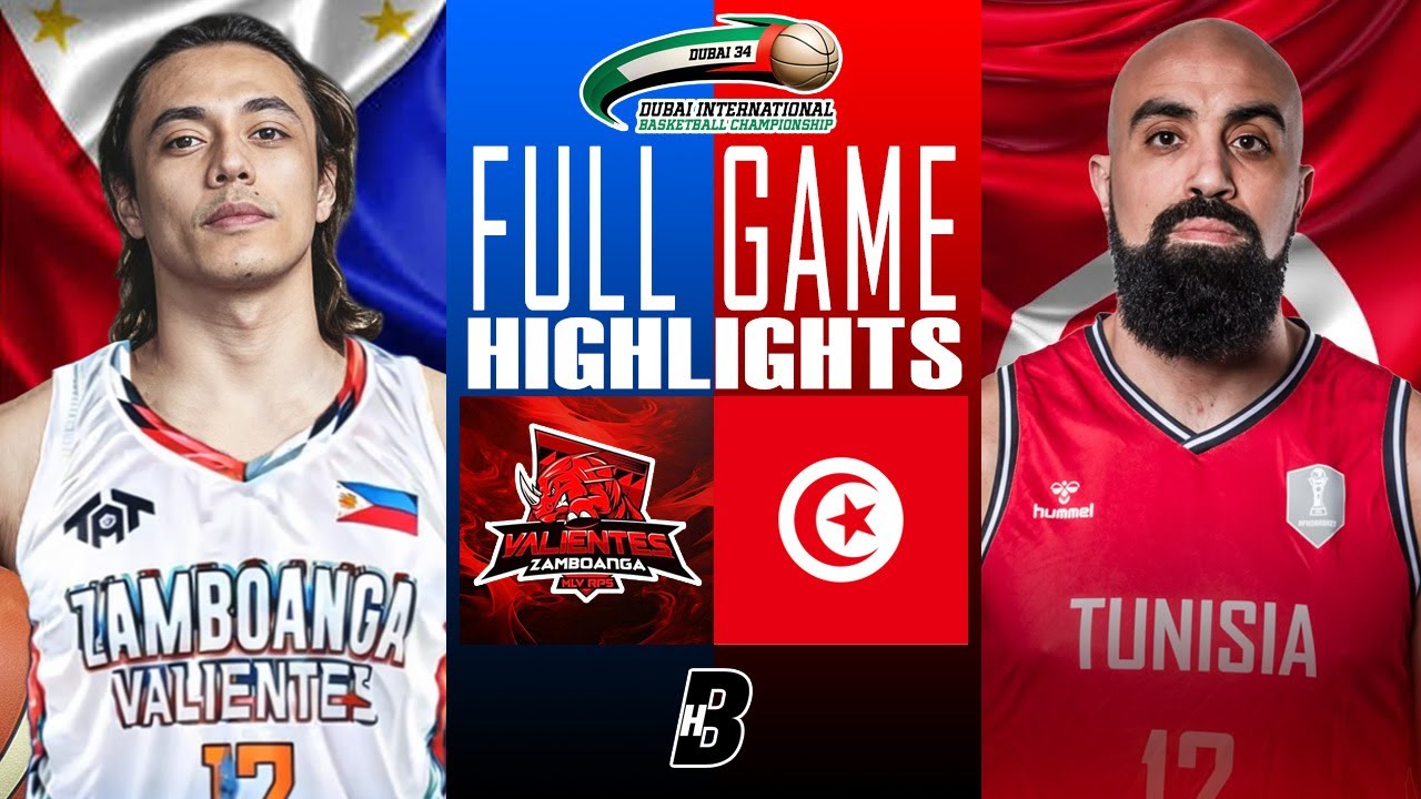 Zamboanga Valientes vs Africain Tunisia Full Game Jan 25, 2026 | 35th Dubai International Basketball