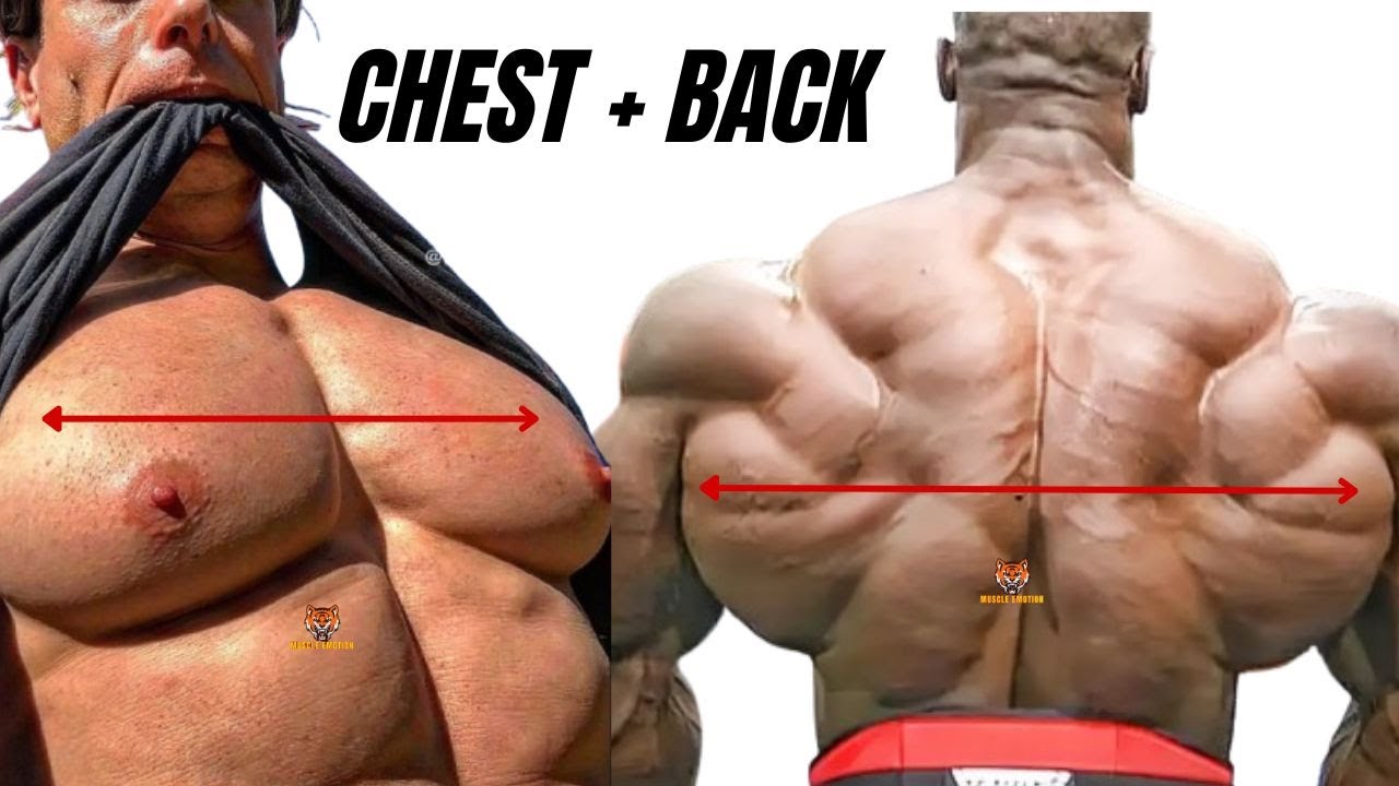 10 best chest and back workout with SUPER SET
