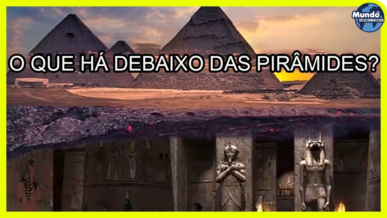 Finalmente Descobriram O Que Tem Debaixo das Pir&acirc;mides do Egito!