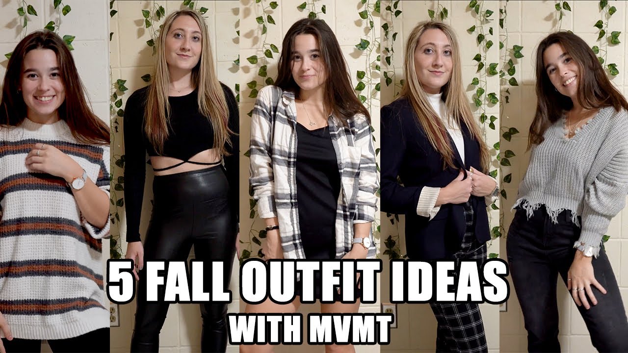 5 FALL OUTFIT IDEAS WITH MVMT #JOINTHEMVMT