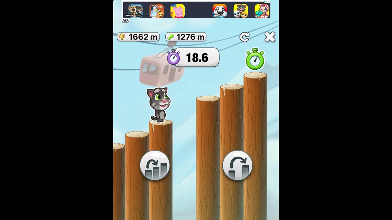 Talking Tom Cat 2 - Climber Tom gameplay