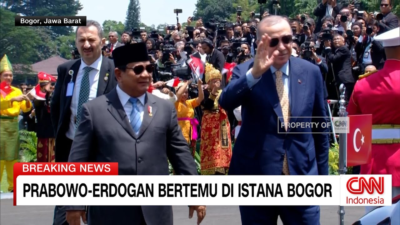Momen Prabowo-Erdogan Bertemu di Istana Bogor