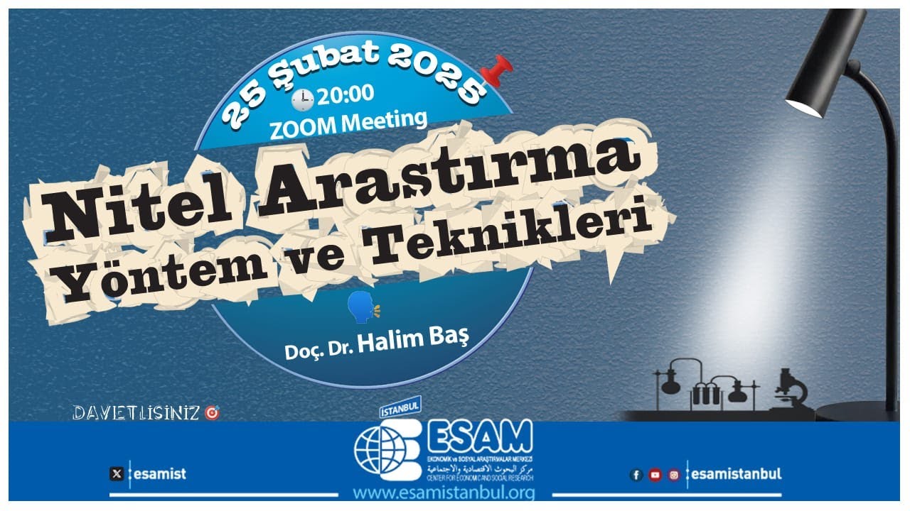 Nitel Araştırma Yöntem ve Teknikleri - Doç. Dr. Halim BAŞ