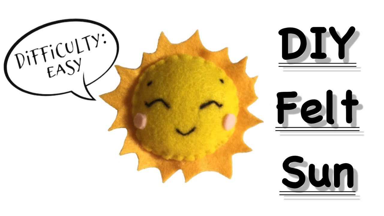 DIY Felt Sun