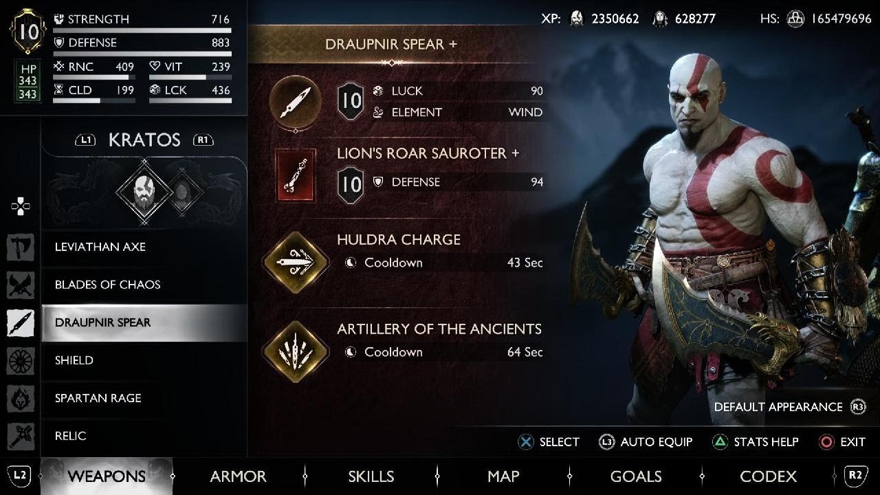 God of War Ragnar&ouml;k Defense and regen hybrid build Perfect for slowhands like me