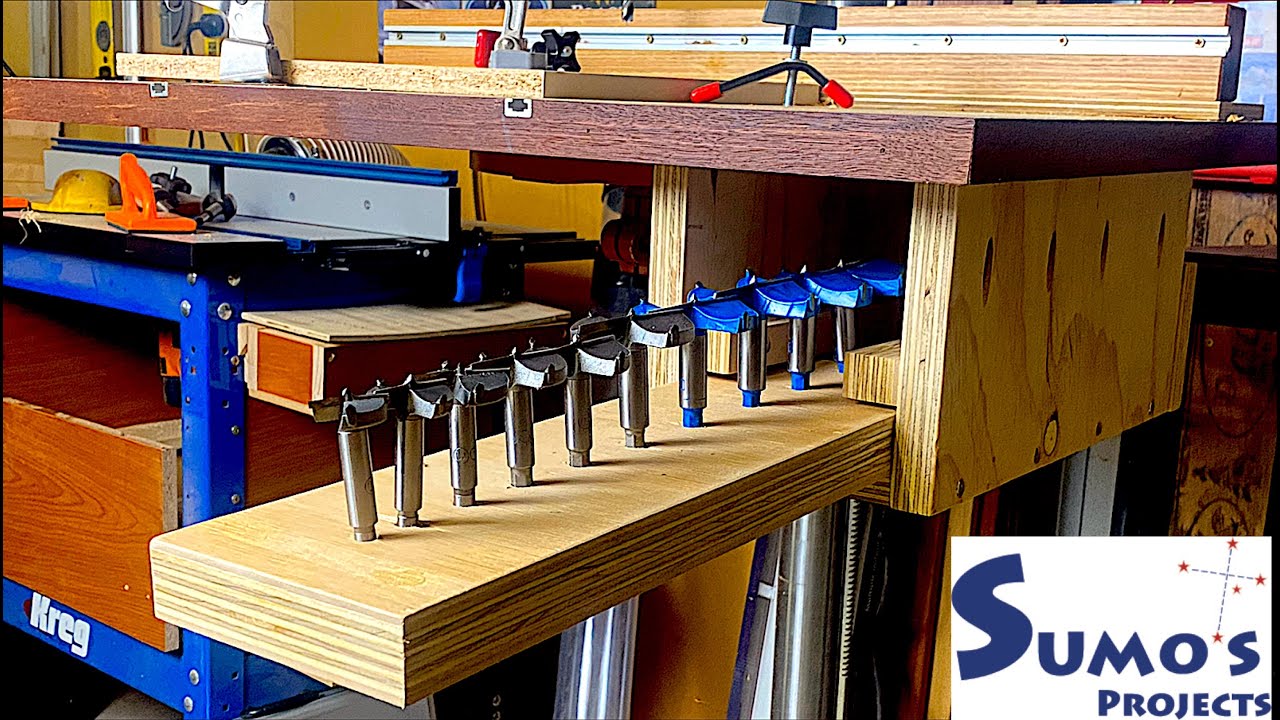 How to Make Forstner Drill Bit STORAGE  | #storage #drills #woodworking