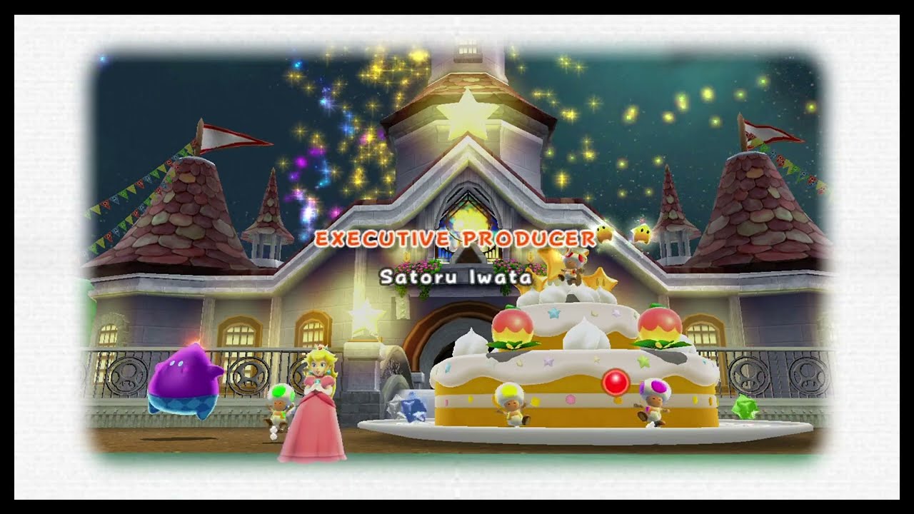 Super Mario Galaxy 2 Glitch - Dying in the Credits