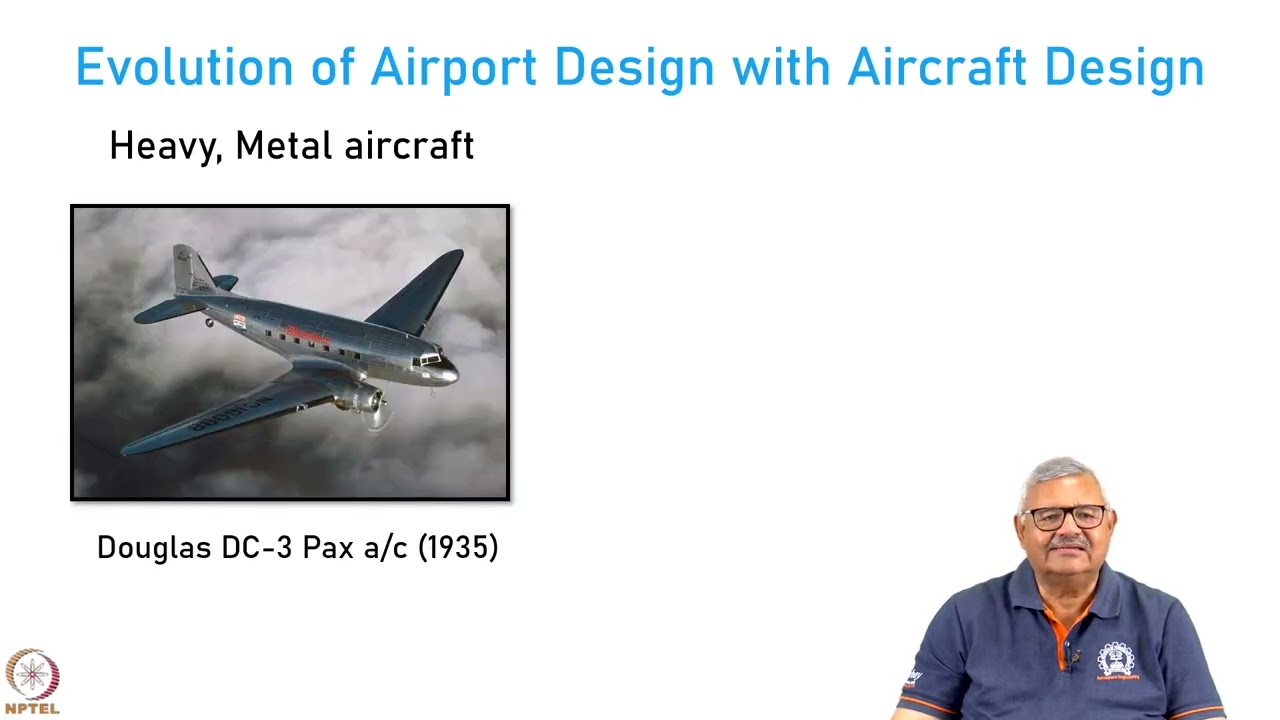 Week 9: Lecture 34: Aircraft Characteristics affecting Airport Design