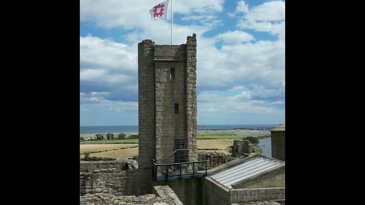 Captivating Drone Views of Warkworth Castle & Troody Scrumptious Market | Discover Northumberland