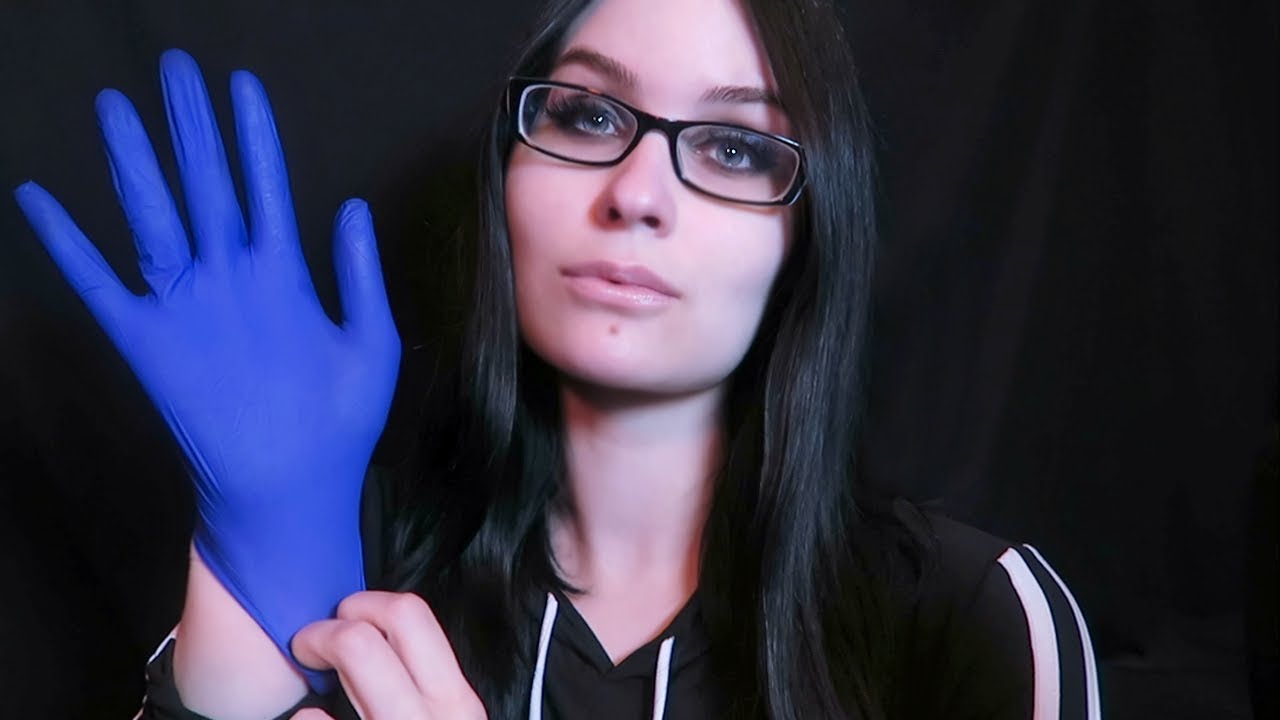 ASMR The Most Detailed Face Exam (face touching, massage, measuring, gloves)