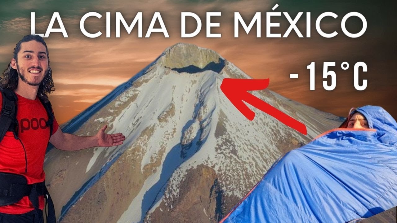 SOBREVIVÍ una noche en LA CIMA DEL PICO DE ORIZABA sin casa de campaña