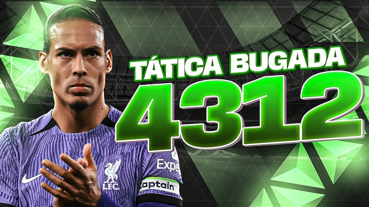 FC 24 - MELHOR TÁTICA PERSONALIZADA 4-3-1-2 MORTAL ATUALIZADA ULTIMATE TEAM!