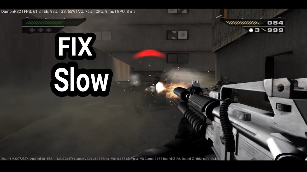 Optimal Setting Damon PS2 Pro V4.0 For Black Game Fix slow