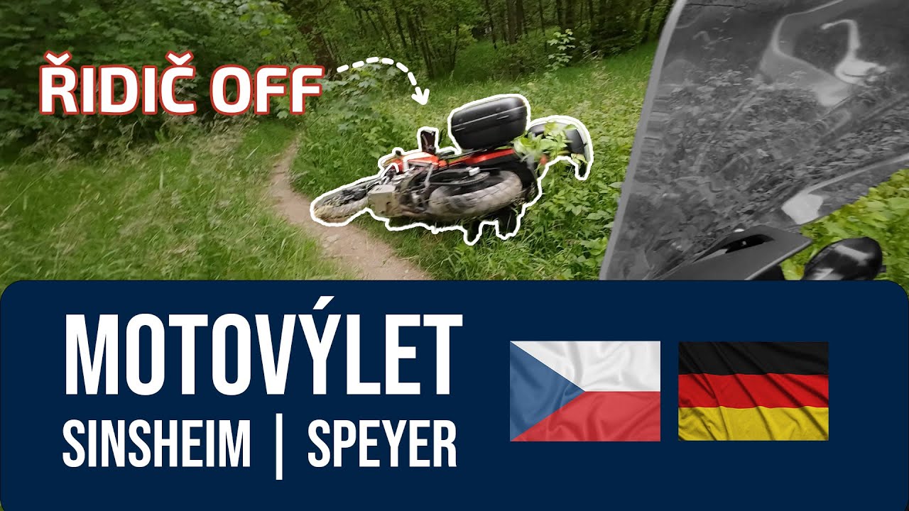 Všichni jsme to položili🏍️ | moto výlet ze severu Čech do muzea Sinsheim a Speyer