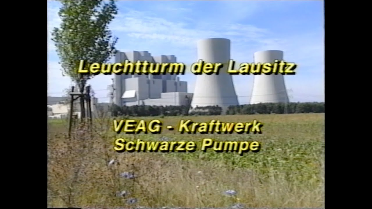 Leuchtturm der Lausitz VEAG Kraftwerk Schwarze Pumpe