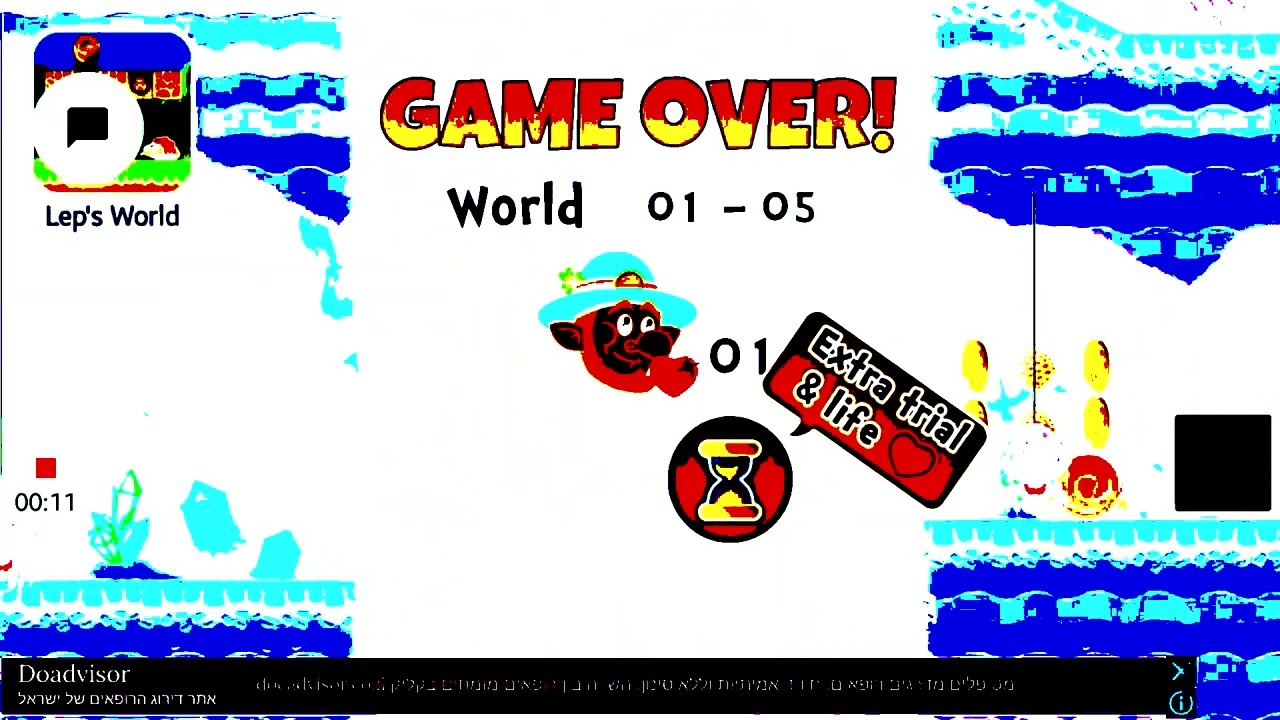 Lep's world run game over - G Major (1-24)