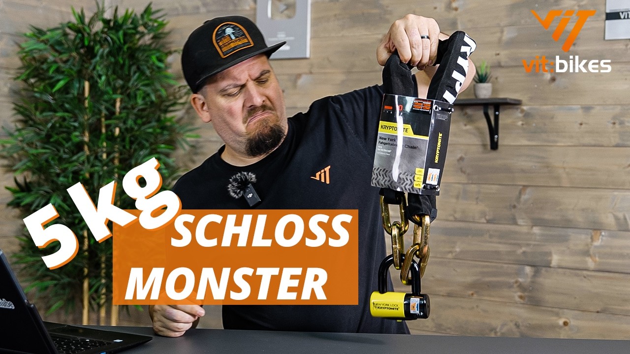 Kryptonite New York Fahgettaboudit 😮🚲 Ist das monströse Schloss auch sicher? vit:Panzerknacker