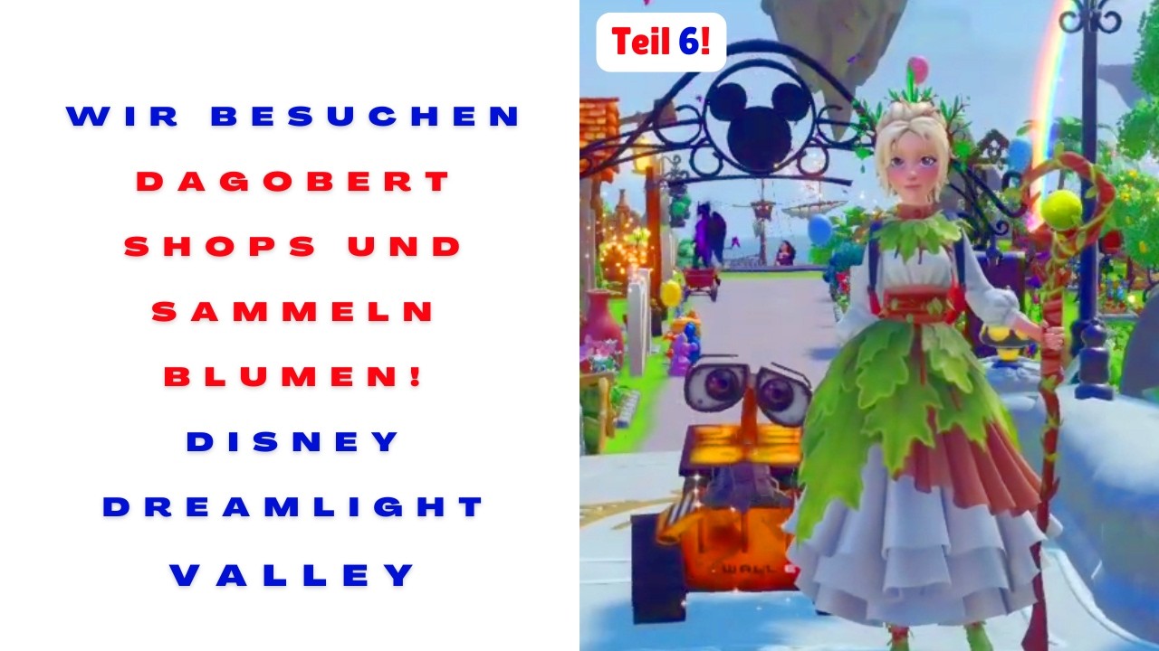 47 Teil 6 Disney Dreamlight Valley: Mit EngelFuchs 😀 Wir besuchen Dagobert Shops + sammeln Blumen
