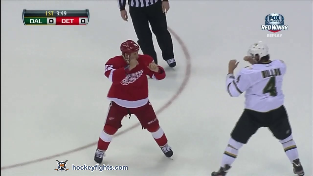 Brenden Dillon vs Jordin Tootoo Jan 29, 2013