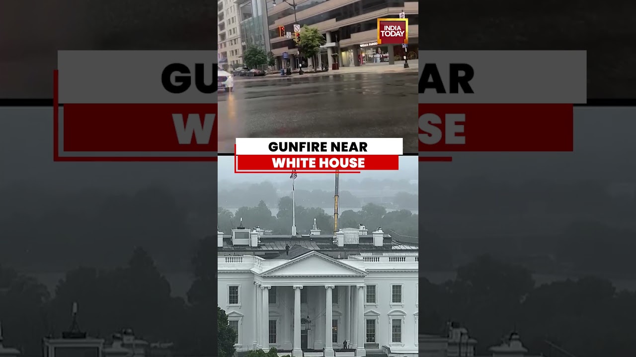White House Shooting: US Secret Service Probes Gunfire Near White House #whitehouse #trump #usnews
