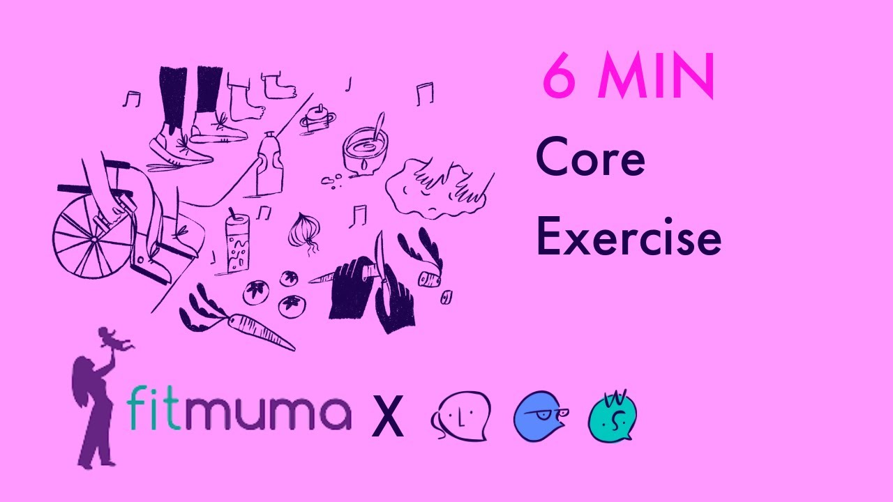 6 Minute Core Exercise Video With Laura Warren | FitMuma