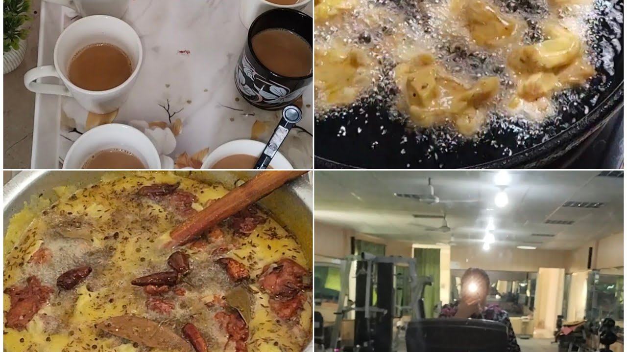 AJ subah jaldi kiun uthna para . Karri pakora recipe . Mujhy gym kiun join krna para 😨