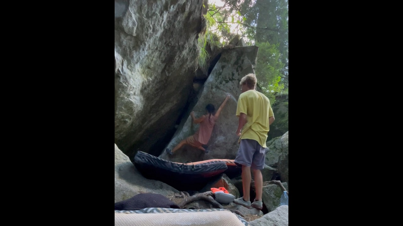 Eymerich, 6c+, Valdaone #climbing #boulder #bouldering #rockclimbing #boulderinglife