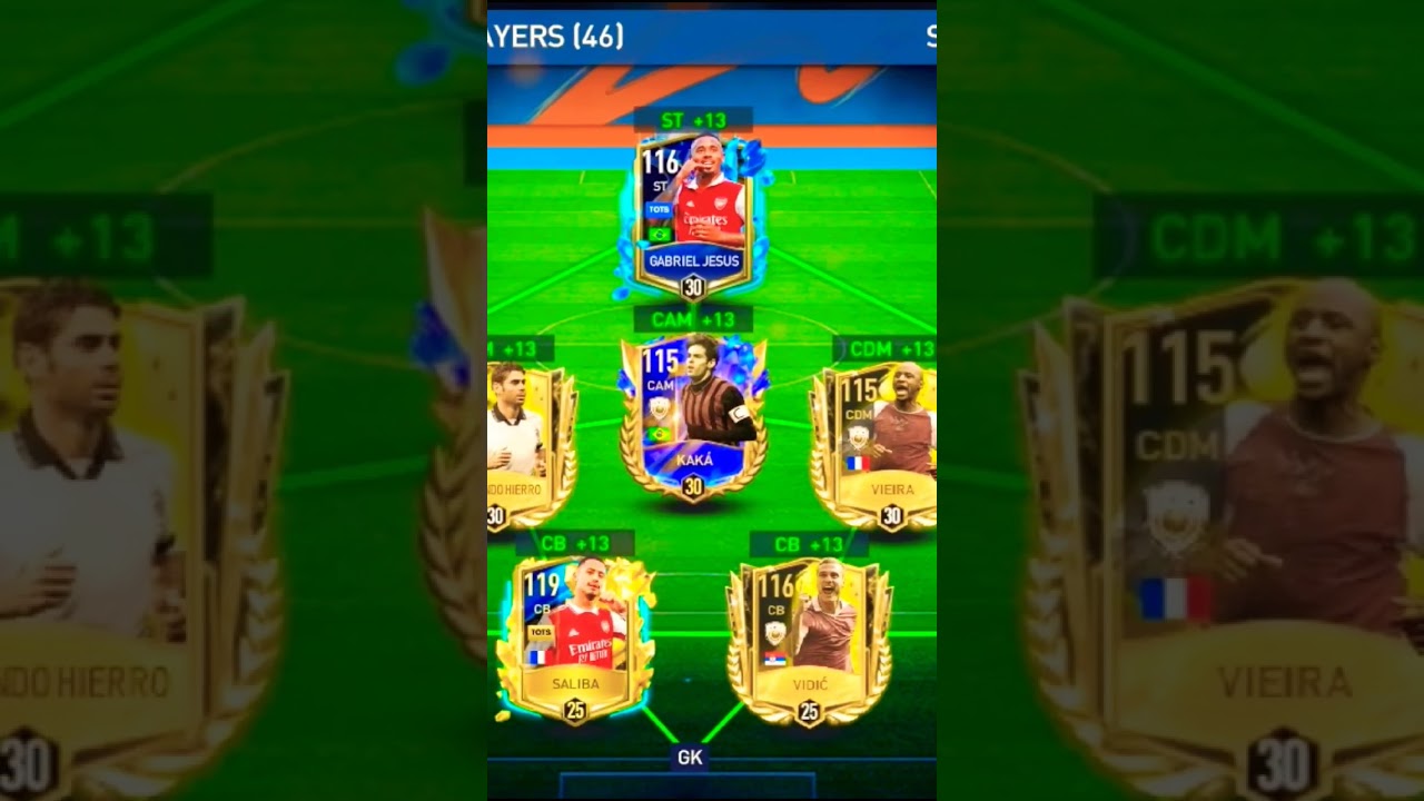My squad 🥶😎 #footballgaming #youtubeshorts #fifamobile