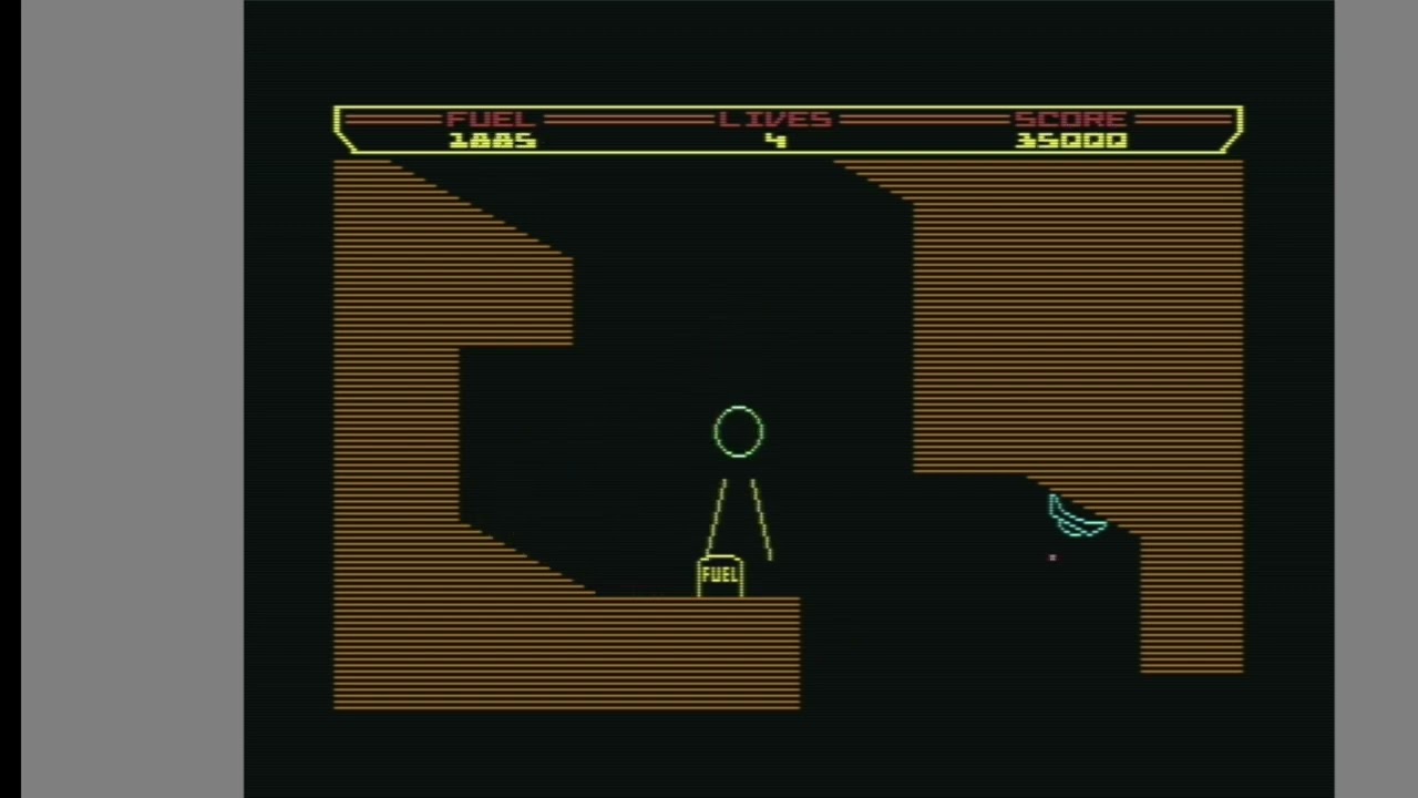 Thrust Commodore 64 gameplay
