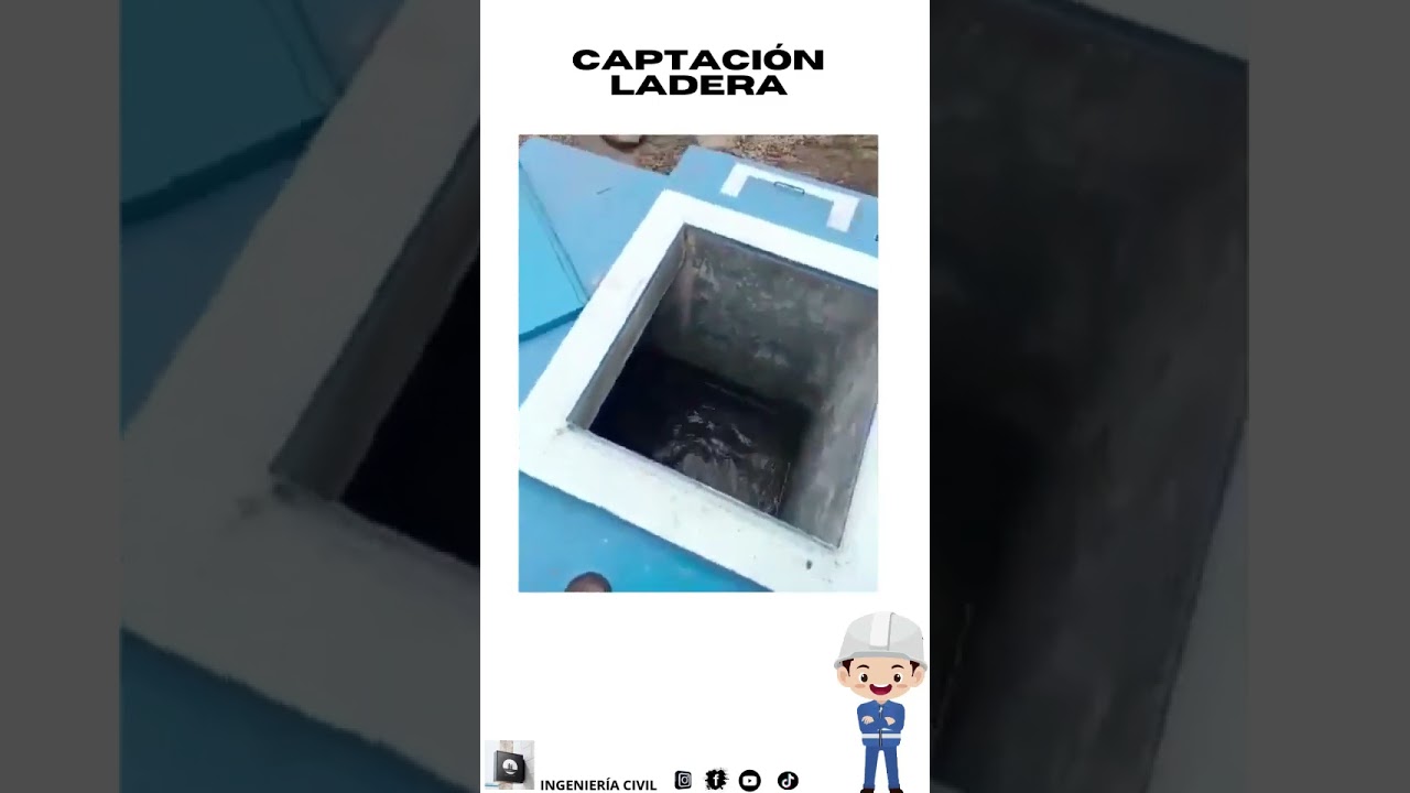 CAPTACI&Oacute;N LADERA      #agua #ingenieria #hidrologia #hidrometro #NORMA #ASTM #eeuu