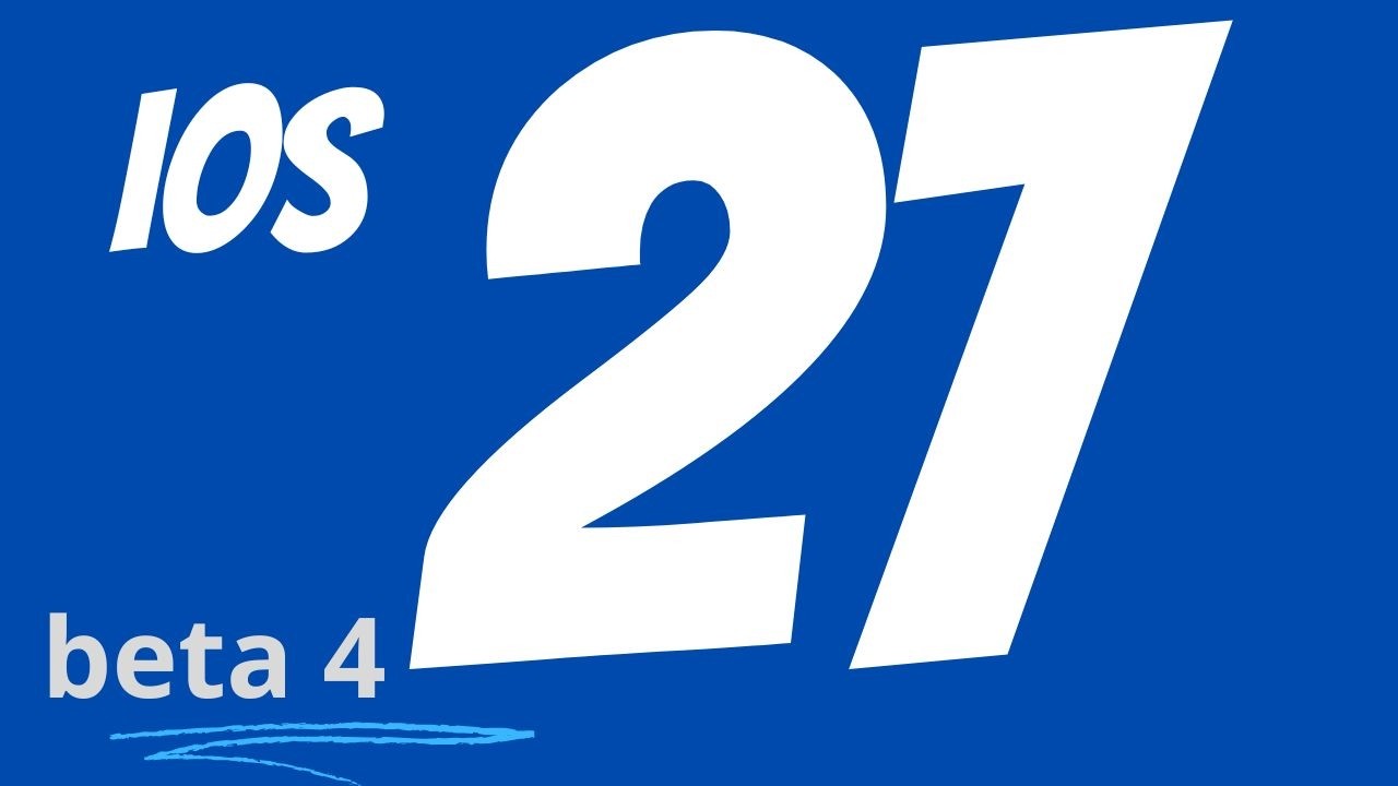 iOS 27 beta 4 disponible, quelles nouveaut&eacute;s sur iPhone?