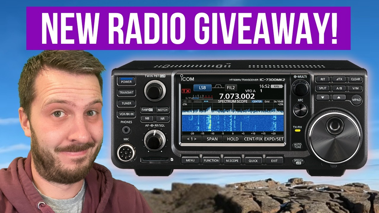 Розыгрыш Icom IC-7300 MK2 в честь 100 000 подписчиков!