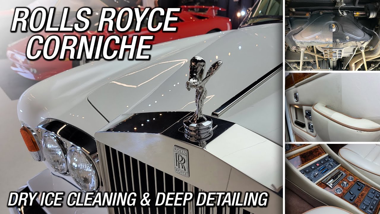 Rolls Royce Corniche DRY ICE CLEANING & DEEP INTERIOR CLEANING
